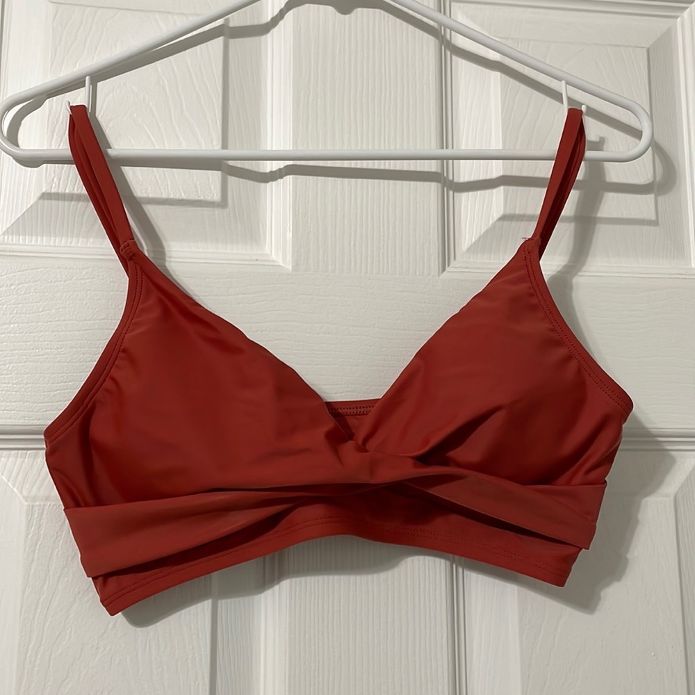 CUPSHE Marsala Twist High Waisted Bikini New with Tags